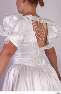  Photo Woman in historical Wedding dress 2 20th century historical clothing upper body wedding dress white dress 0006.jpg